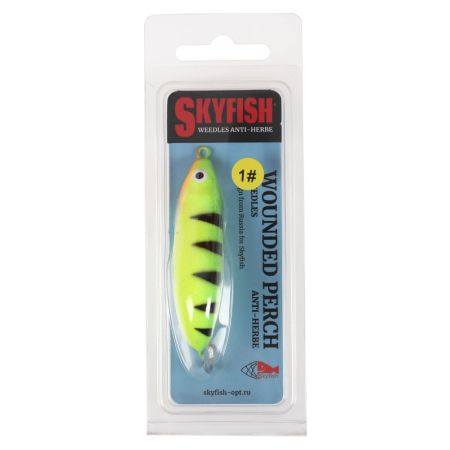 Блесна "SKYFISH" незацепляйка WOUNDED PERCH  LENGTH:6cm WEIGHT:9g color:1#