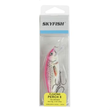 Воблер SKYFISH "PERCH 8" 80 мм, 12 гр, 0.5-2.0м, цвет: 01#