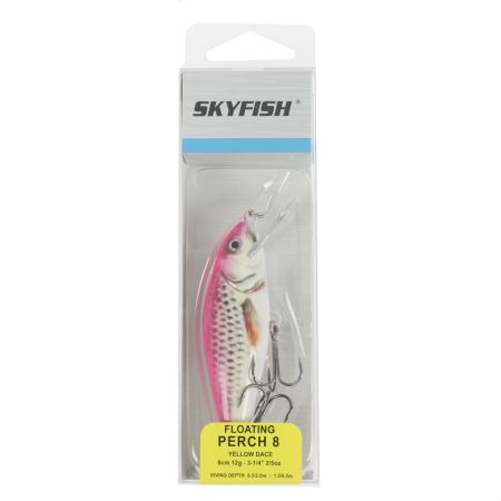 Воблер SKYFISH "PERCH 8" 80 мм, 12 гр, 0.5-2.0м, цвет: 01#