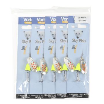 Блесна вращ."SKYFISH" UV-№3-5#