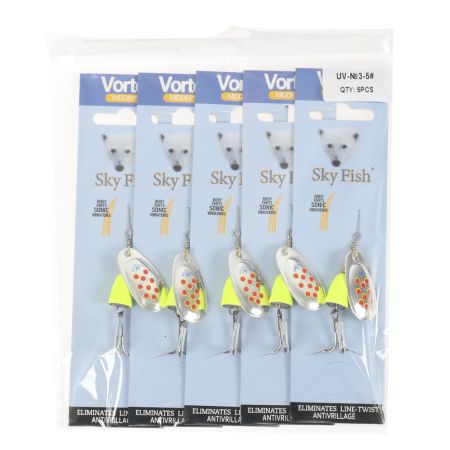 Блесна вращ."SKYFISH" UV-№3-5#