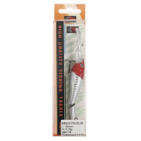 Воблер составной "SKYFISH"DML1082 L:135mm  W:12.78гр плавающий :0-2.0m цвет:1#