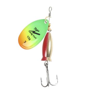 Блесна вращ."SKYFISH" AGLIA LONG CAST (fire tiger), №3,  12гр