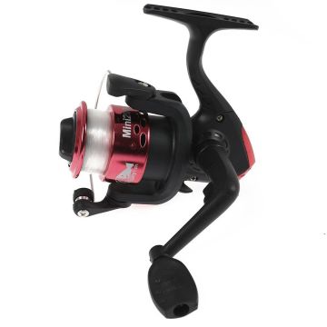 Катушка SkyFish "Mini" 200, 3 подш,с леской, цвет красный