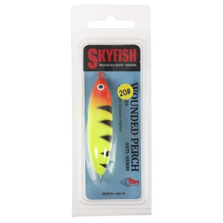 Блесна "SKYFISH" незацепляйка WOUNDED PERCH  LENGTH:6cm WEIGHT:9g color:20#