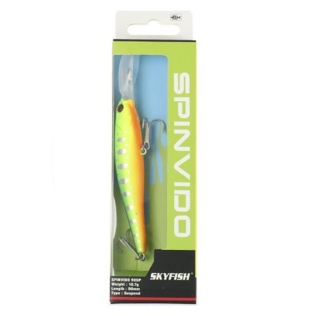 Воблер SKYFISH "SPINVIDO 90SP" 90 мм, 10,7 гр, 0-1,8 м, цвет: 13#