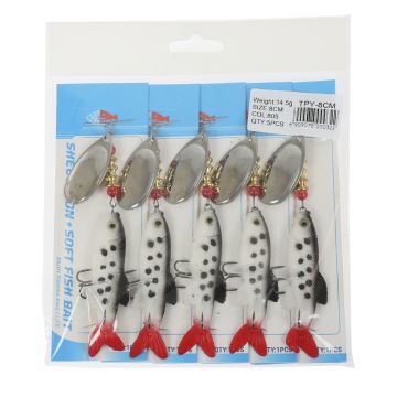 Блесна с силиконовой рыбкой TPY-8cm Weight:14.5g SIZE:8cm col:805