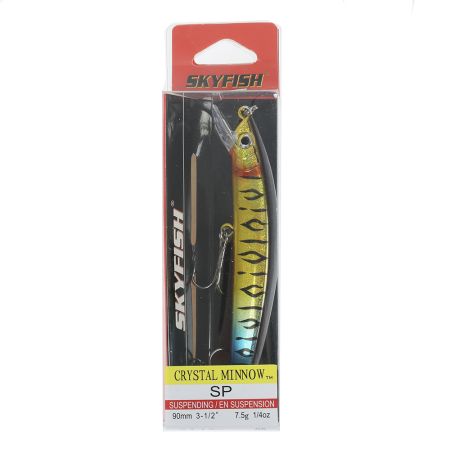 Воблер SKYFISH "CRYSTAL MINNOW SP" 90 мм, 7.5 гр, 0.7-1.0 м, цвет: 8#