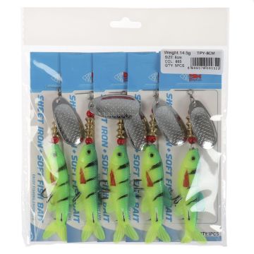 Блесна с силиконовой рыбкой TPY-8cm Weight:14.5g SIZE:8cm col:865