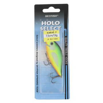 Воблер SKYFISH "KARAS 75F" 75 мм, 13 гр, 0.3-1.5 м, цвет: 07#
