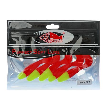 Твистер SkyFish; LOTW, длина 8cm, цвет 304