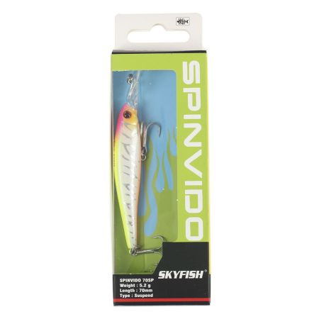 Воблер SKYFISH "SPINVIDO 70SP" 70 мм, 5,2 гр, 0-1,2 м, цвет: 3#