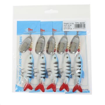 Блесна с силиконовой рыбкой TPY-8cm Weight:14.5g SIZE:8cm col:064