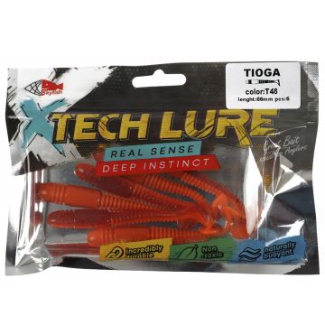 Виброхвост SkyFish "TIOGA",  86мм, цвет:T48