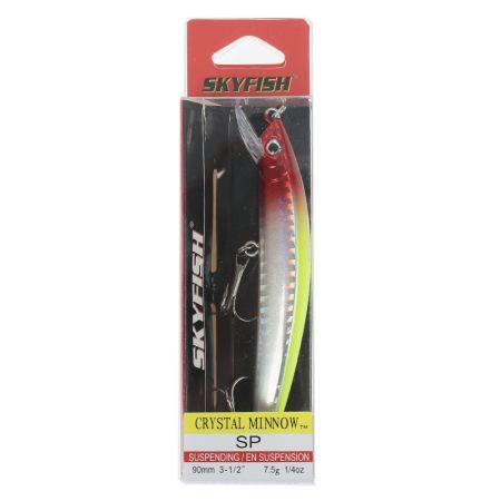 Воблер SKYFISH "CRYSTAL MINNOW SP" 90 мм, 7.5 гр, 0.7-1.0 м, цвет: 13#