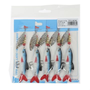 Блесна с силиконовой рыбкой TPY-8cm Weight:14.5g SIZE:8cm col:817