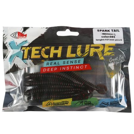 Виброхвост SkyFish "SPARK TAIL",  101мм, цвет:085