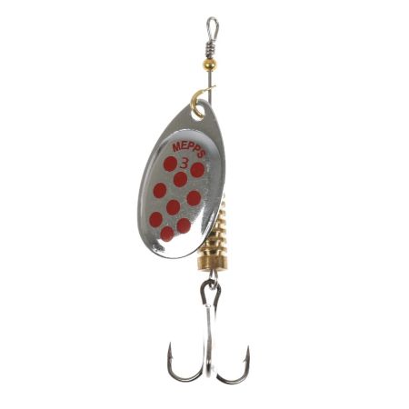 Блесна вращ."SKYFISH" Aglia Decoree (silver-red-dot), №3, 6.5гр
