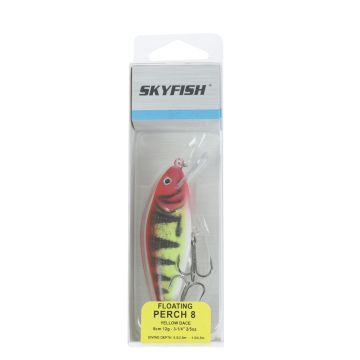 Воблер SKYFISH "PERCH 8" 80 мм, 12 гр, 0.5-2.0м, цвет: 03#