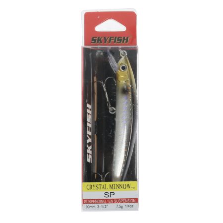Воблер SKYFISH "CRYSTAL MINNOW SP" 90 мм, 7.5 гр, 0.7-1.0 м, цвет: 15#