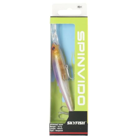 Воблер SKYFISH "SPINVIDO 90SP" 90 мм, 10,7 гр, 0-1,8 м, цвет: 2#