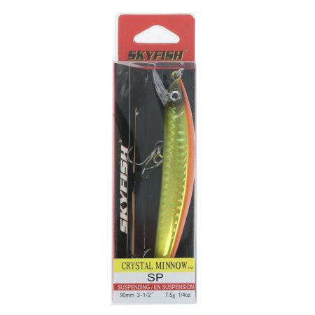 Воблер SKYFISH "CRYSTAL MINNOW SP" 90 мм, 7.5 гр, 0.7-1.0 м, цвет: 11#