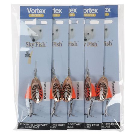 Блесна вращ."SKYFISH" Fluorescent-№3-1#
