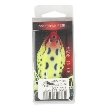 Лягушка незацепляйка  weight: 12g, size: 5.5см, col:010#