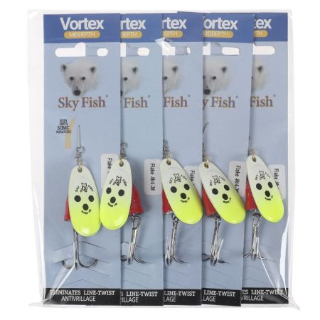 Блесна вращ."SKYFISH" Flake -№4-3#