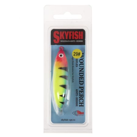 Блесна "SKYFISH" незацепляйка WOUNDED PERCH  LENGTH:6cm WEIGHT:9g color:29#