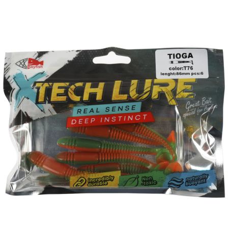 Виброхвост SkyFish "TIOGA",  86мм, цвет:T76