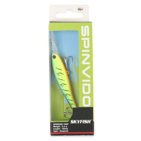 Воблер SKYFISH "SPINVIDO 70SP" 70 мм, 5,2 гр, 0-1,2 м, цвет: 15#