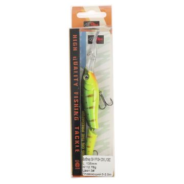 Воблер составной "SKYFISH"DML1082 L:135mm  W:12.78гр плавающий :0-2.0m цвет:3#