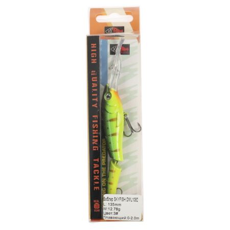 Воблер составной "SKYFISH"DML1082 L:135mm  W:12.78гр плавающий :0-2.0m цвет:3#