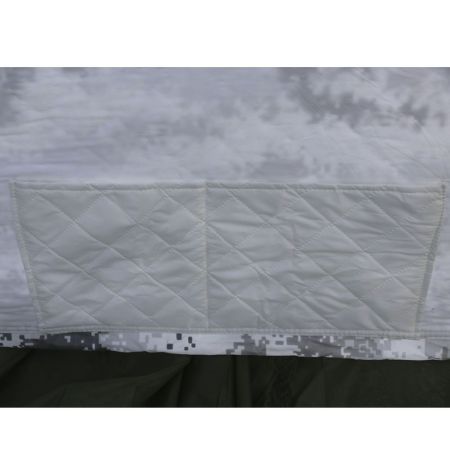 Палатка "SKYFISH" ДУБЛЬ-2, В-180см, Ш-360см, 3 слойная, Цвет: белый КМФ, арт: 3601