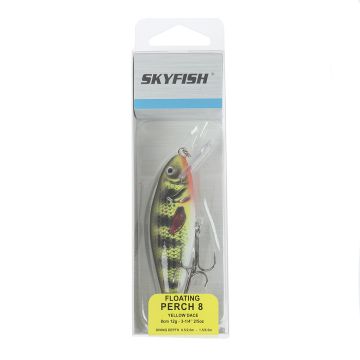 Воблер SKYFISH "PERCH 8" 80 мм, 12 гр, 0.5-2.0м, цвет: 04#