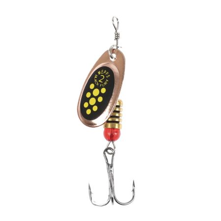 Блесна вращ."SKYFISH" COMET Black Fury (copper-fluo-chart), №2,  4.5гр