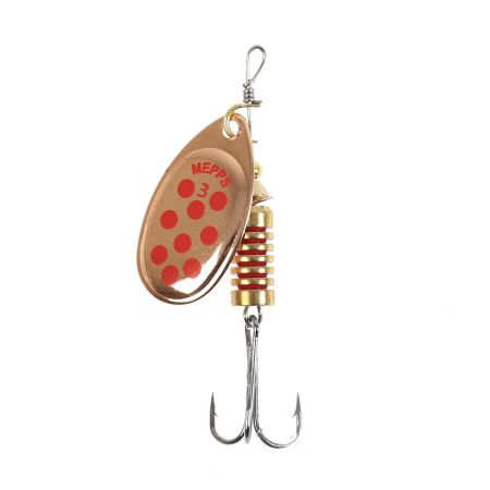 Блесна вращ."SKYFISH" Aglia Decoree (copper-red-dot), №3, 6.5гр