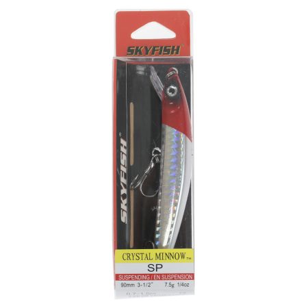 Воблер SKYFISH "CRYSTAL MINNOW SP" 90 мм, 7.5 гр, 0.7-1.0 м, цвет: 12#