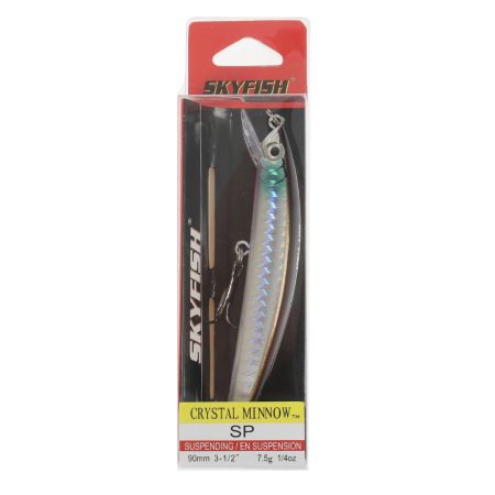 Воблер SKYFISH "CRYSTAL MINNOW SP" 90 мм, 7.5 гр, 0.7-1.0 м, цвет: 5#