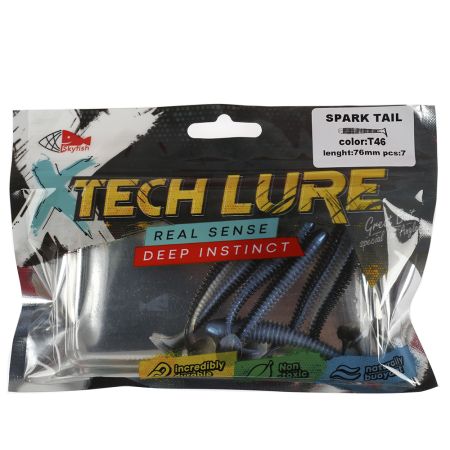 Виброхвост SkyFish "SPARK TAIL",  76мм, цвет:T46
