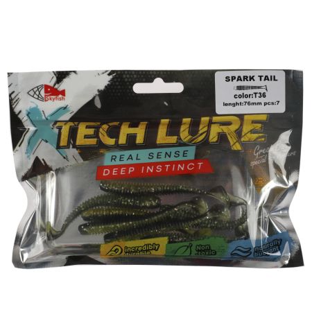 Виброхвост SkyFish "SPARK TAIL",  76мм, цвет:T36