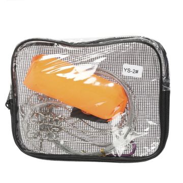 Кукан 5 карабинов на тросе с поплавком, арт. YS-02