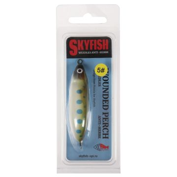 Блесна "SKYFISH" незацепляйка WOUNDED PERCH  LENGTH:6cm WEIGHT:9g color:5#