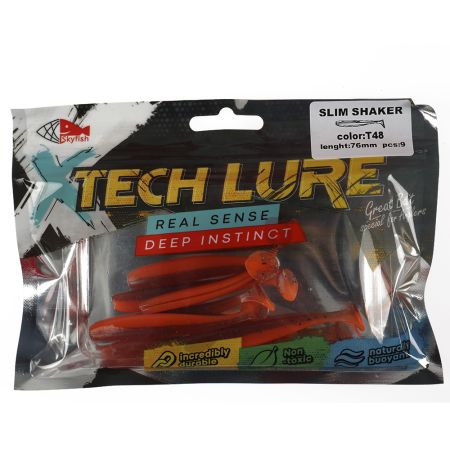 Виброхвост SkyFish "SLIM SHAKER", 76мм, цвет:T48