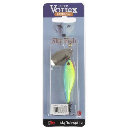 Блесна "SKYFISH" Vortex spinner 13гр 25#