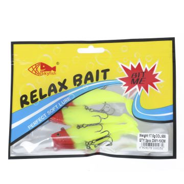 Рыбка оснащенная DWY 10 см, цвет: 606#, уп. 3 шт.