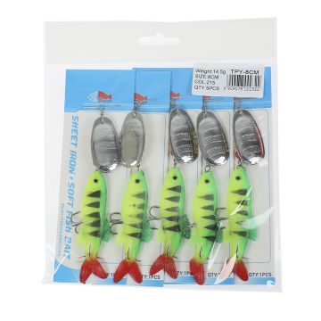 Блесна с силиконовой рыбкой TPY-8cm Weight:14.5g SIZE:8cm col:215