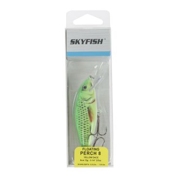 Воблер SKYFISH "PERCH 8" 80 мм, 12 гр, 0.5-2.0м, цвет: 07#