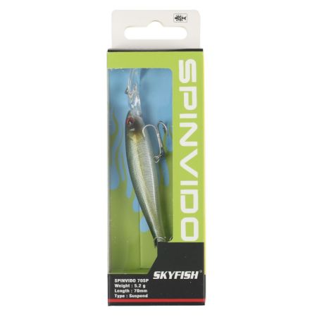 Воблер SKYFISH "SPINVIDO 70SP" 70 мм, 5,2 гр, 0-1,2 м, цвет: 4#